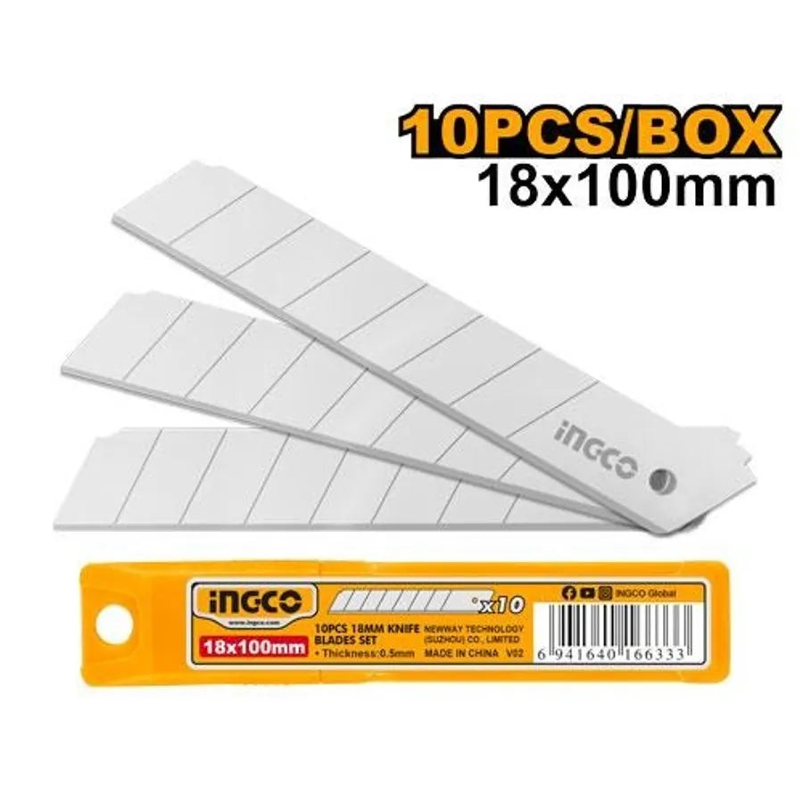 Snap-Off Knife Blades 18mm - INGCO